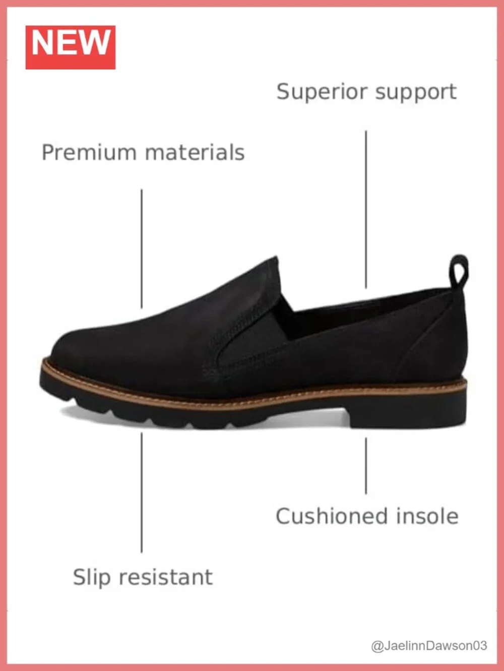 Waterproof Leather Loafers for Women - Cushioned Slip-Ons